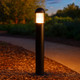 Black 1.2m Bollard Light Louvred 240V E27 IP44 Inground Black 1.2m Bollard Light Louvred 240V E27 IP44 Inground
